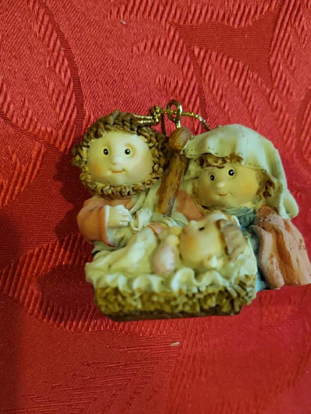 Dicksons Nativity Ornament Set Child Like Pieces for Christmas